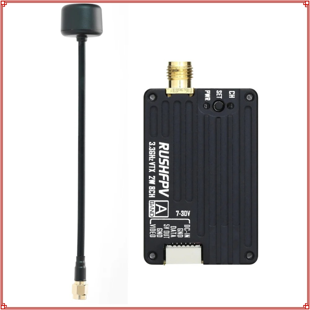 2026 New RUSHFPV 3.3G 2W VTX T - Fpv Drone Transmitter recension och pris