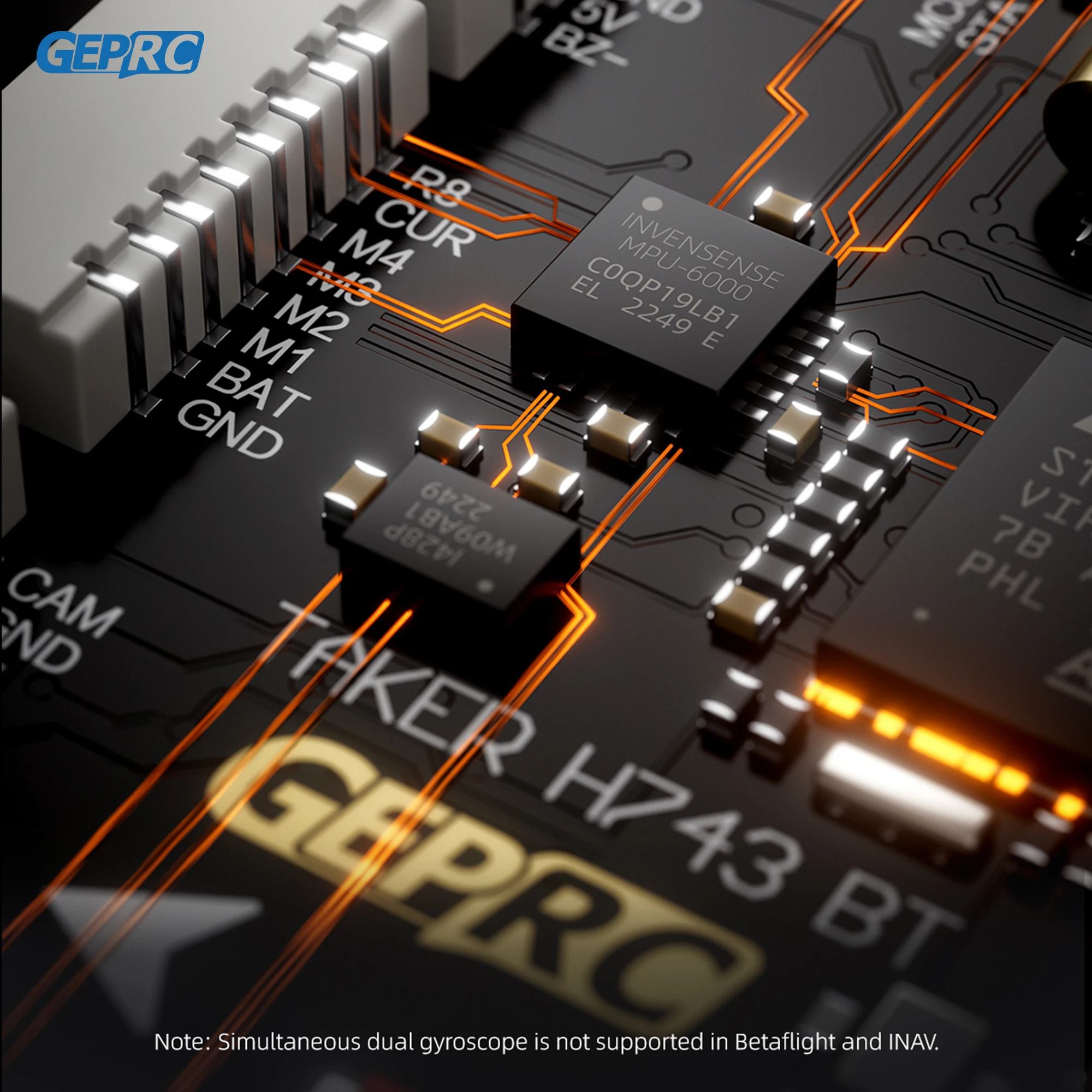 GEPRC TAKER H743 BT 32Bit 65A  - Fpv Drone Esc recension och pris